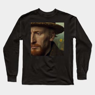 The van gogh face Long Sleeve T-Shirt